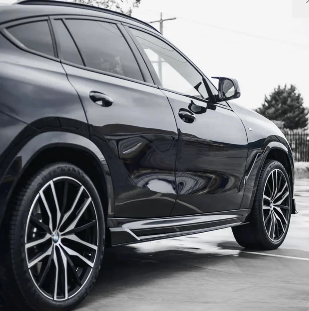 Bmw X6 G06, 2019-2023 Black Knight Aero kit kiiltävän musta - Image 5