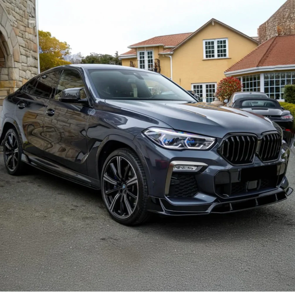 Bmw X6 G06, 2019-2023 Black Knight Aero kit kiiltävän musta - Image 7