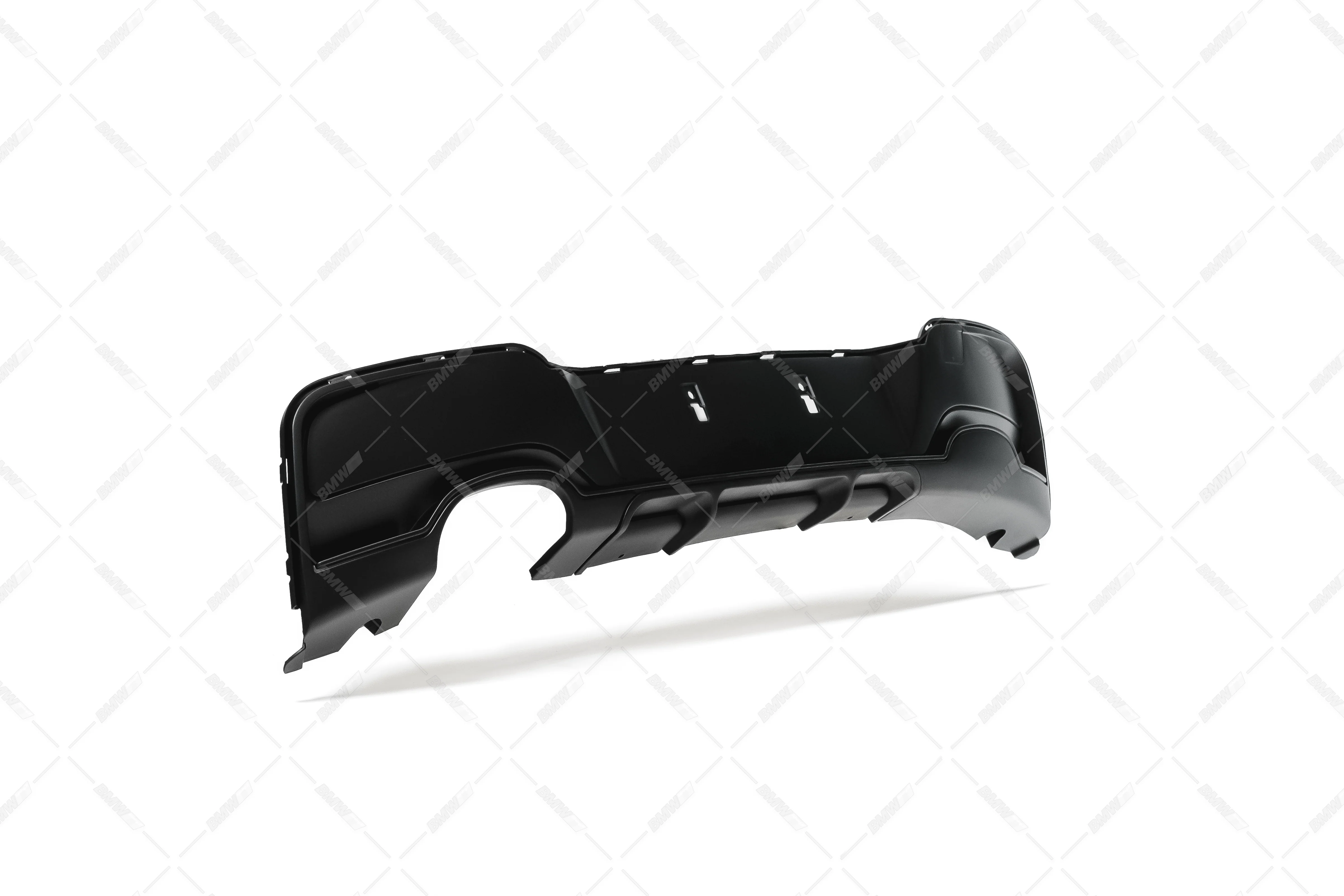 BMW F20 F21 M-performance takapuskurin diffuusori matta musta - Image 2