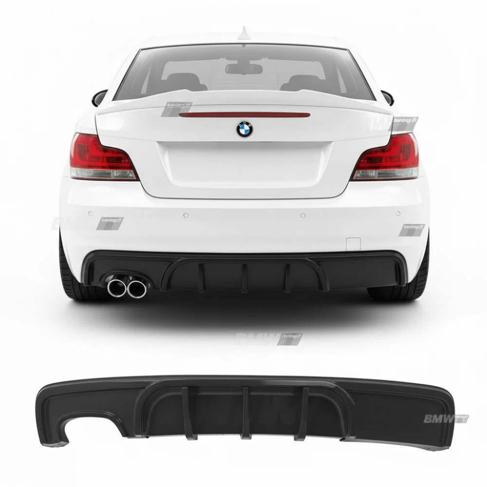 BMW E82 E88 WR-tyylinen takapuskurin diffuusori